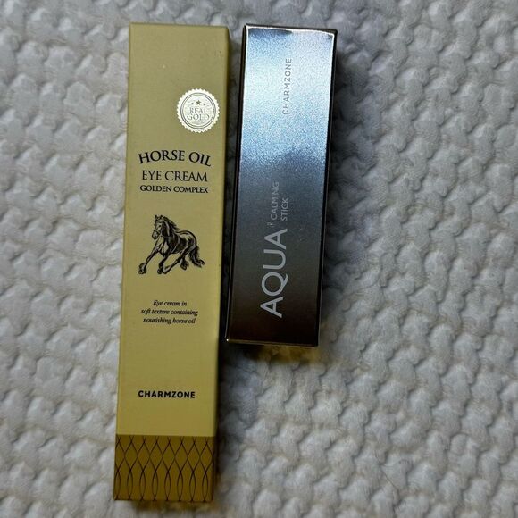 Eye Cream and Cooling Stick Balm Serum Horse Oil Moisturizing Face CharmZone E1 - Picture 2 of 12